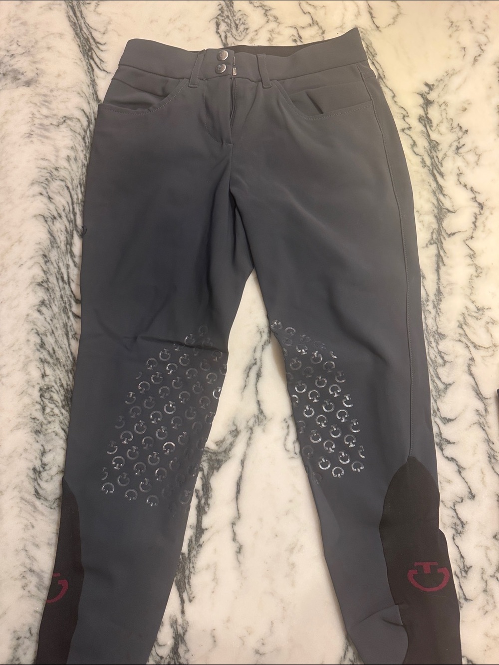 Cavalleria Toscana Equestrian Breeches in Dark Gray